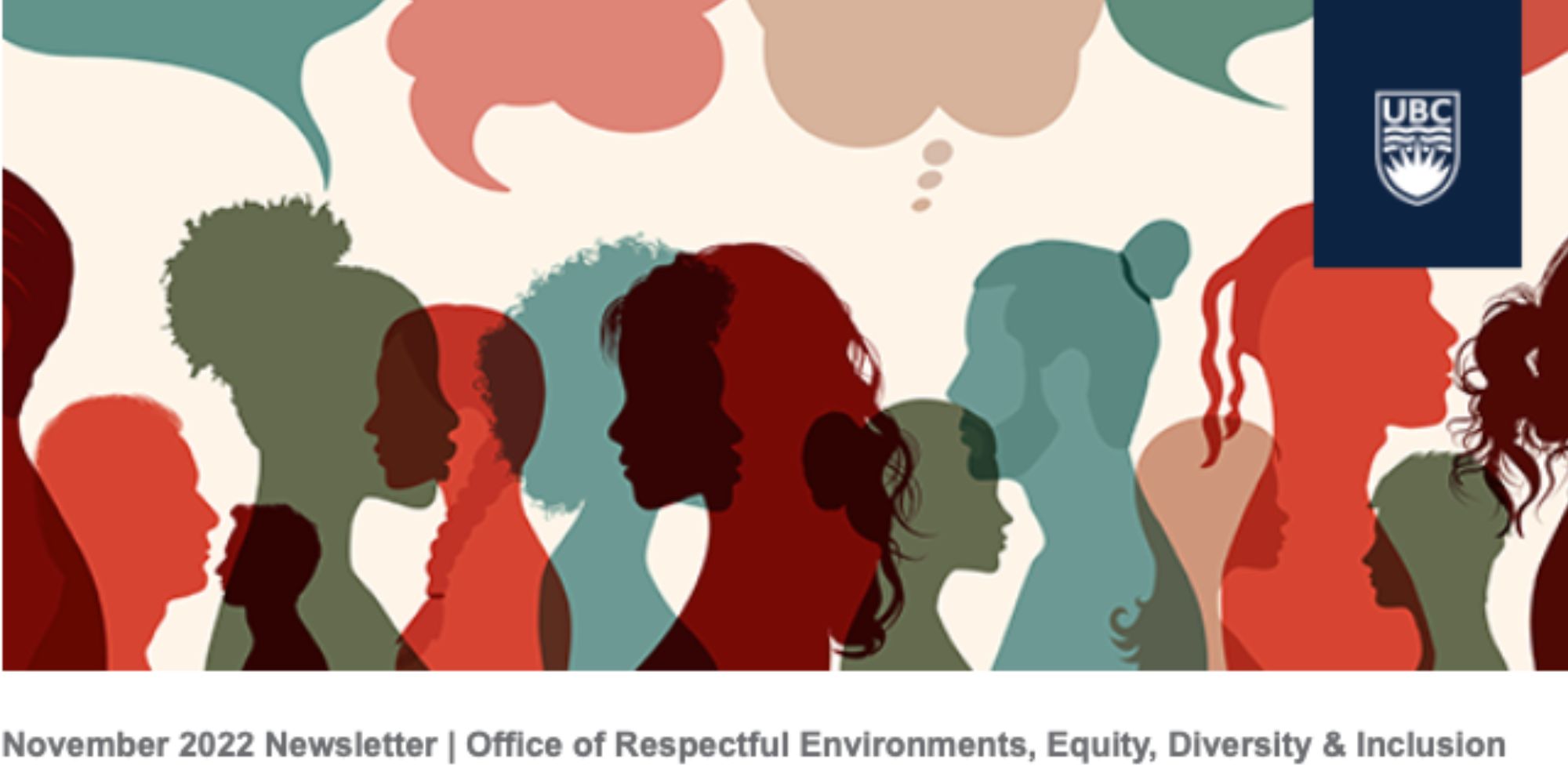 November Newsletter Respectful Environments Equity Diversity