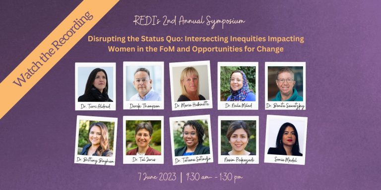 Watch the Recording for "Disrupting the Status Quo: Intersecting Inequities Impacting Women in the FoM and Opportunities for Change"