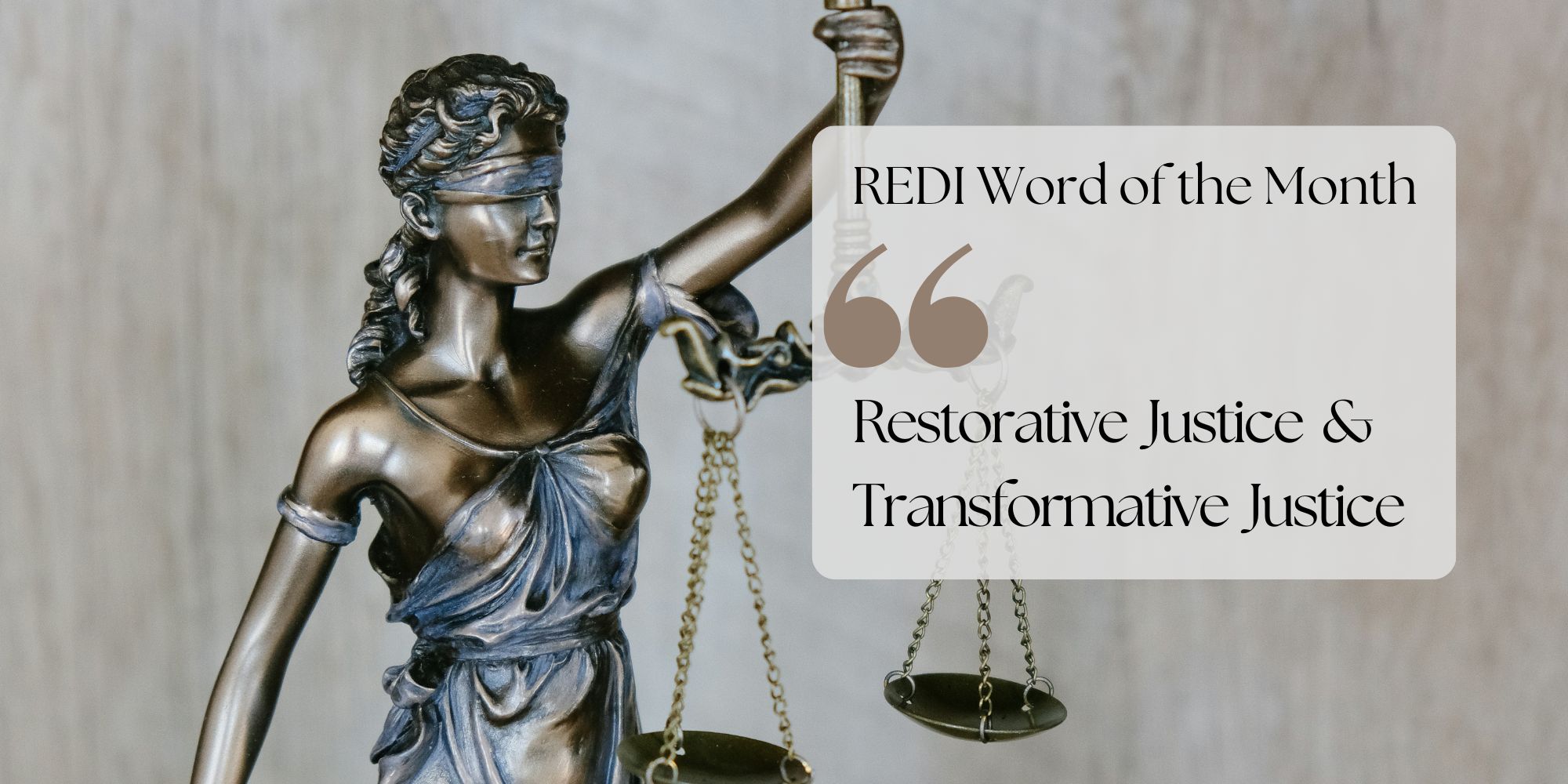Restorative Justice and Transformative Justice Respectful