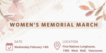 Women's Memorial March to honour the Missing and Murdered Indigenous Women and Girls