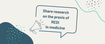 Share research on the praxis of REDI in medicine